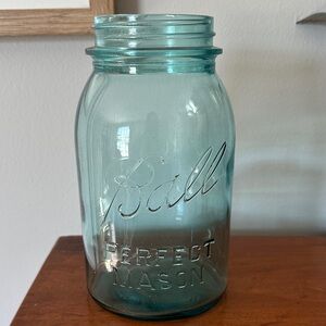 Blue Mason Jar
